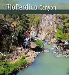 Rio Perdido Aerial Canyon